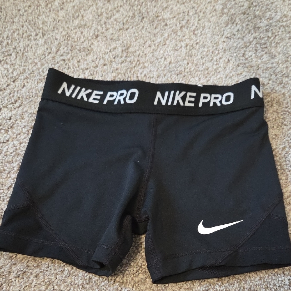 Nike Black Athletic Shorts with Compression Fit